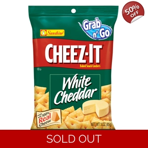 Cheez It White Cheddar Cheese-Its - 85g Bag | American Snacks